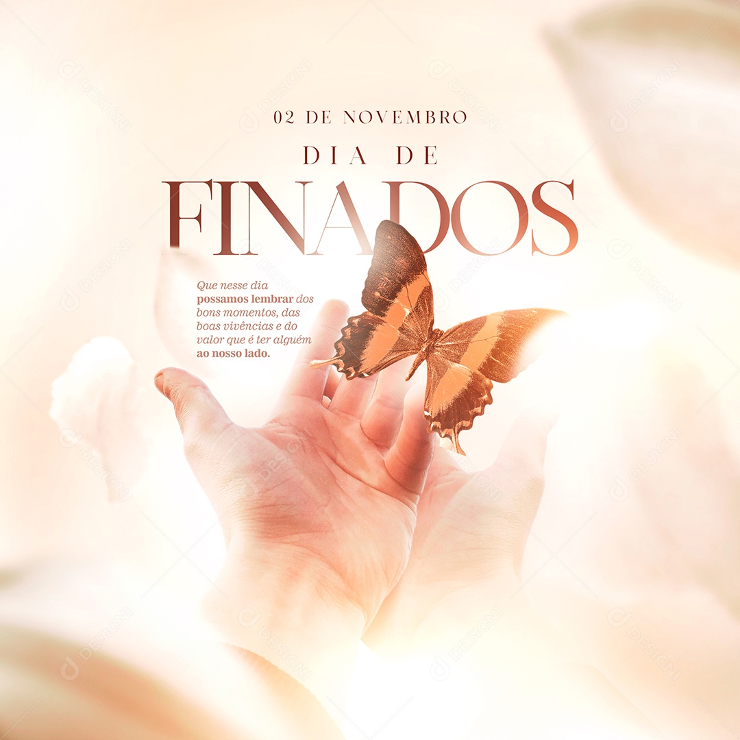 Post Feed Data Comemorativa Dia dos Finados Social Media PSD
