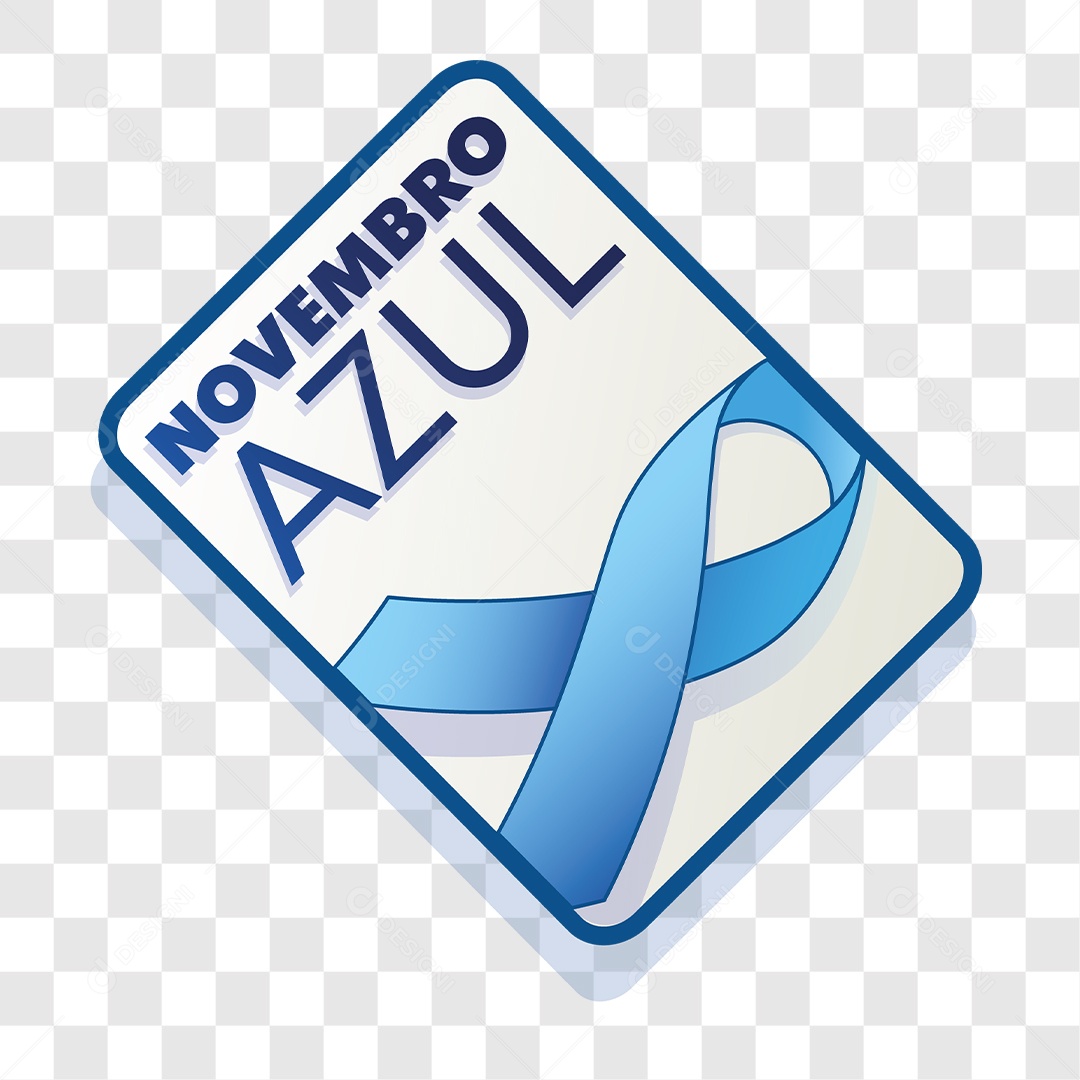 Lettering Novembro Azul EPS + PNG