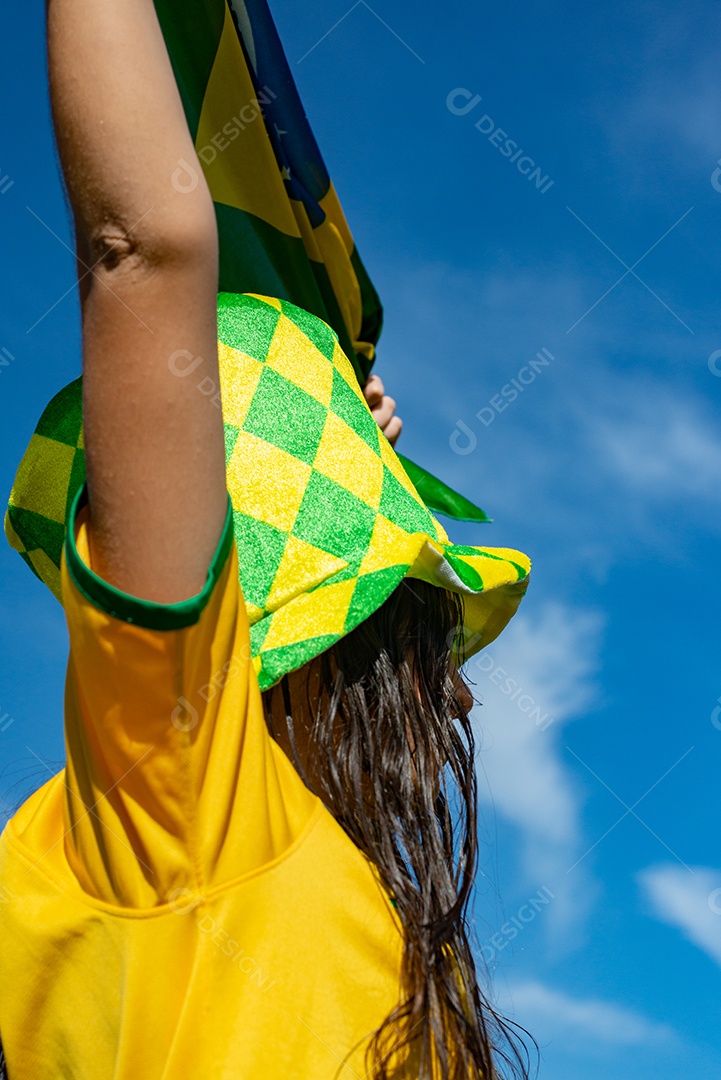 mulher brasileira torcedora brasileira brasil Copa do Mundo