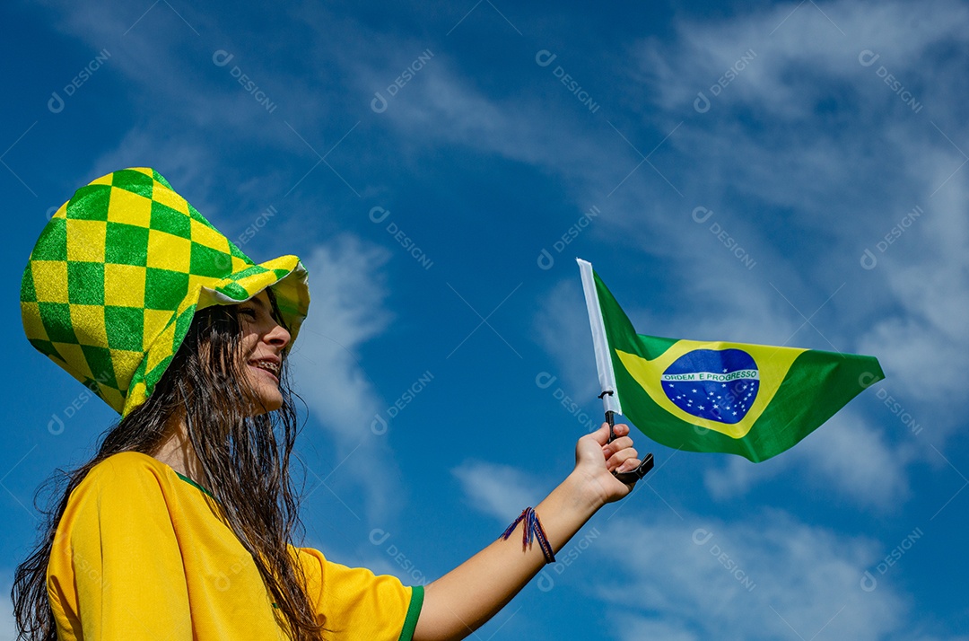 mulher brasileira torcedora brasileira brasil Copa do Mundo