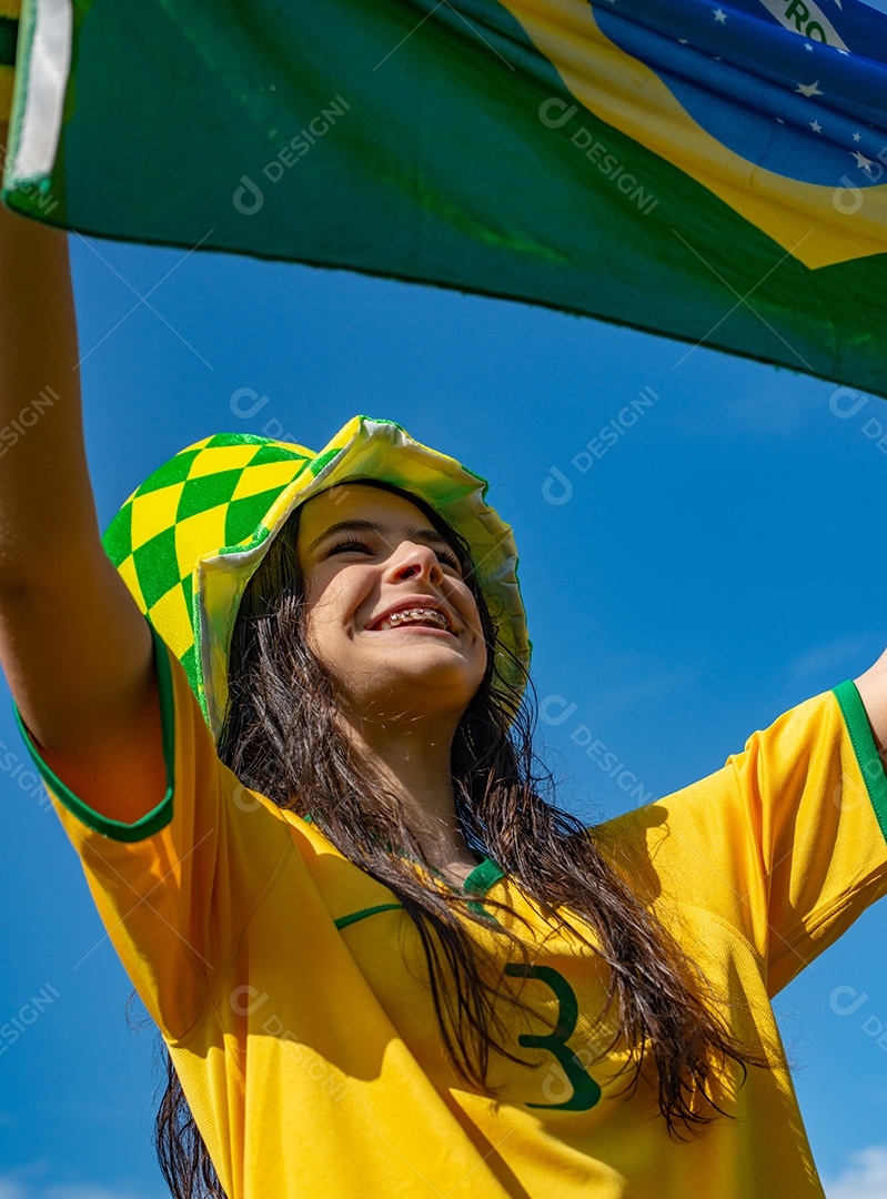 mulher brasileira torcedora brasileira brasil Copa do Mundo