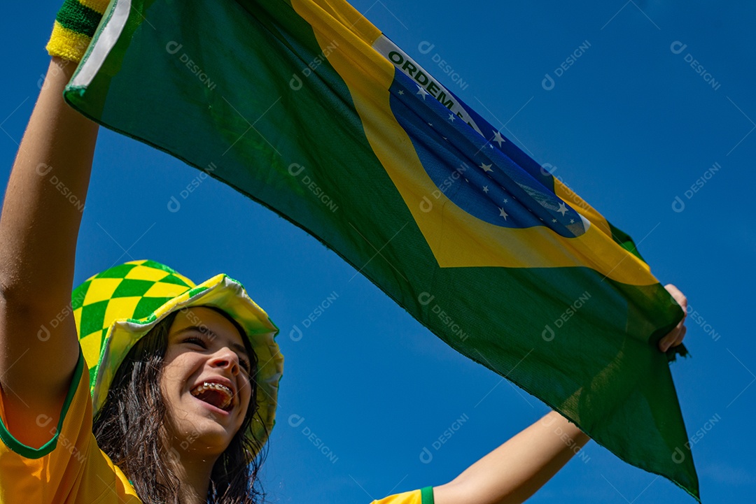 mulher brasileira torcedora brasileira brasil Copa do Mundo