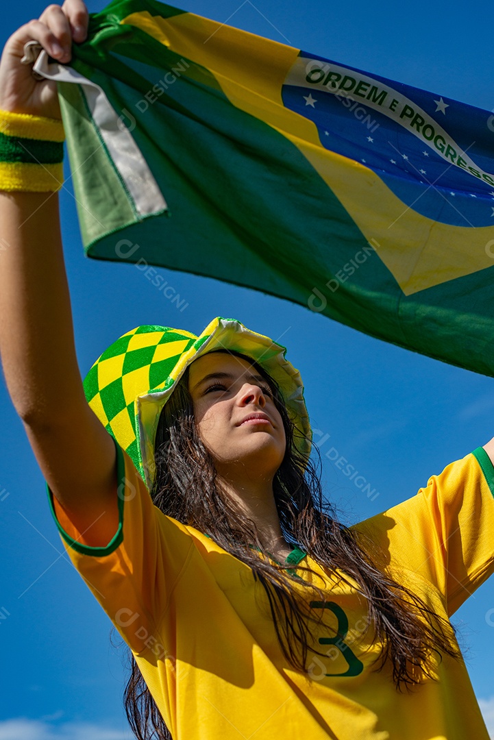 mulher brasileira torcedora brasileira brasil Copa do Mundo