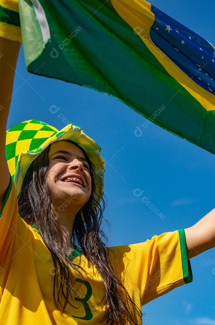 mulher brasileira torcedora brasileira brasil Copa do Mundo