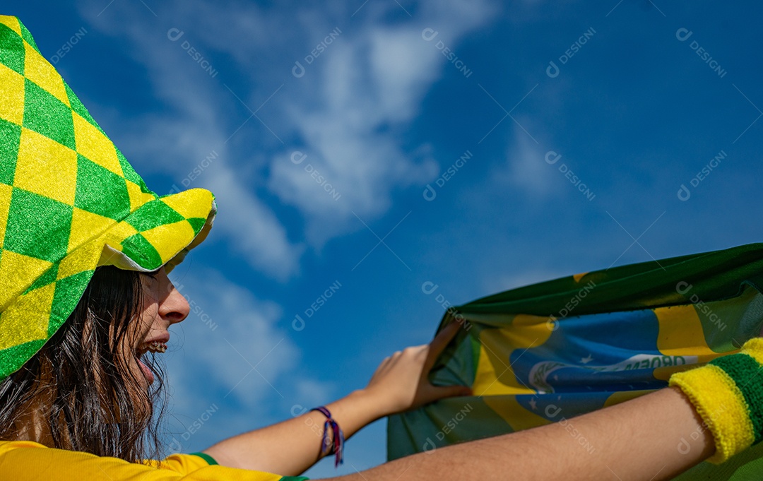 mulher brasileira torcedora brasileira brasil Copa do Mundo
