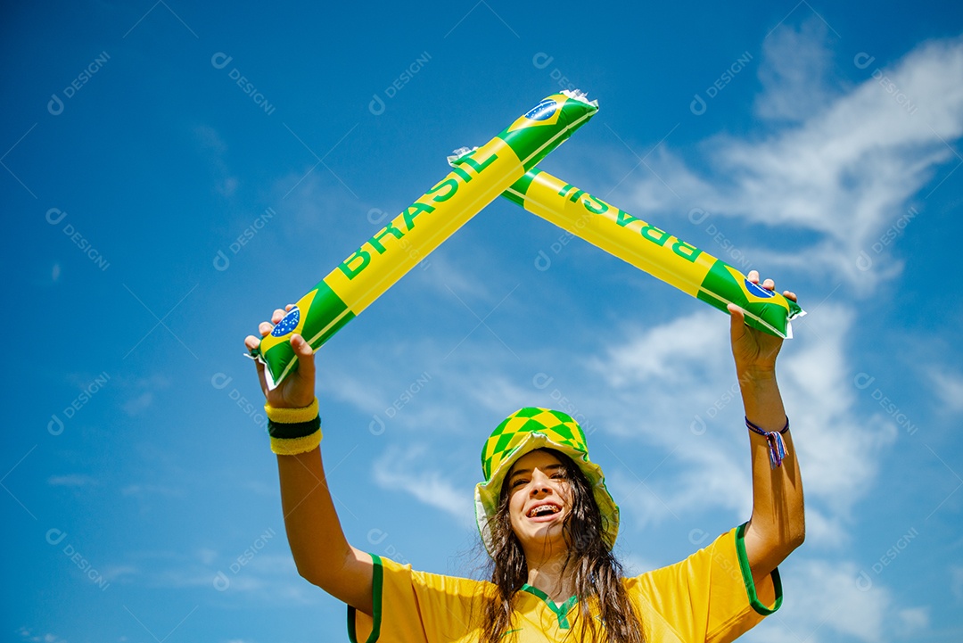mulher brasileira torcedora brasileira brasil Copa do Mundo