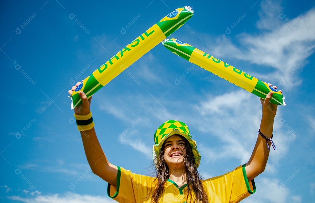 mulher brasileira torcedora brasileira brasil Copa do Mundo