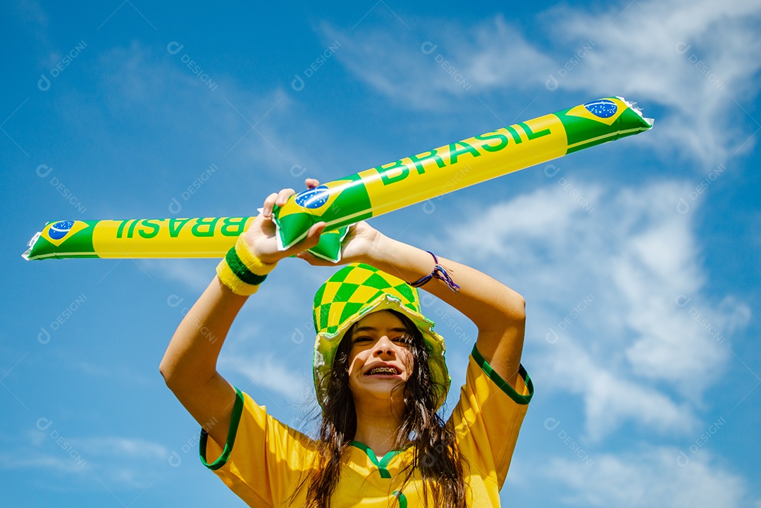 mulher brasileira torcedora brasileira brasil Copa do Mundo
