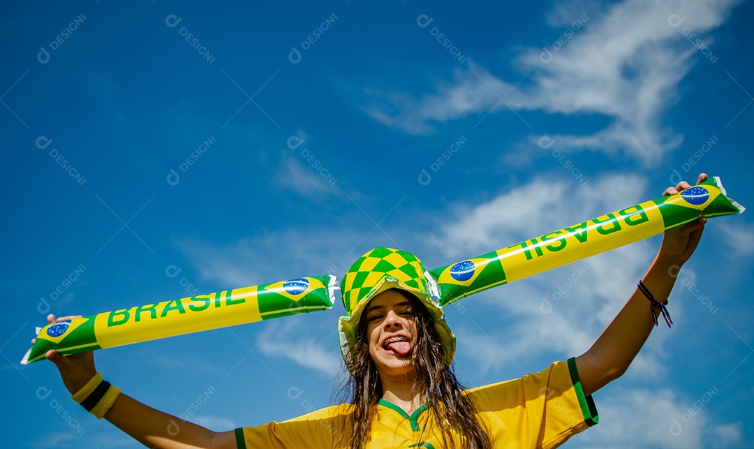 mulher brasileira torcedora brasileira brasil Copa do Mundo