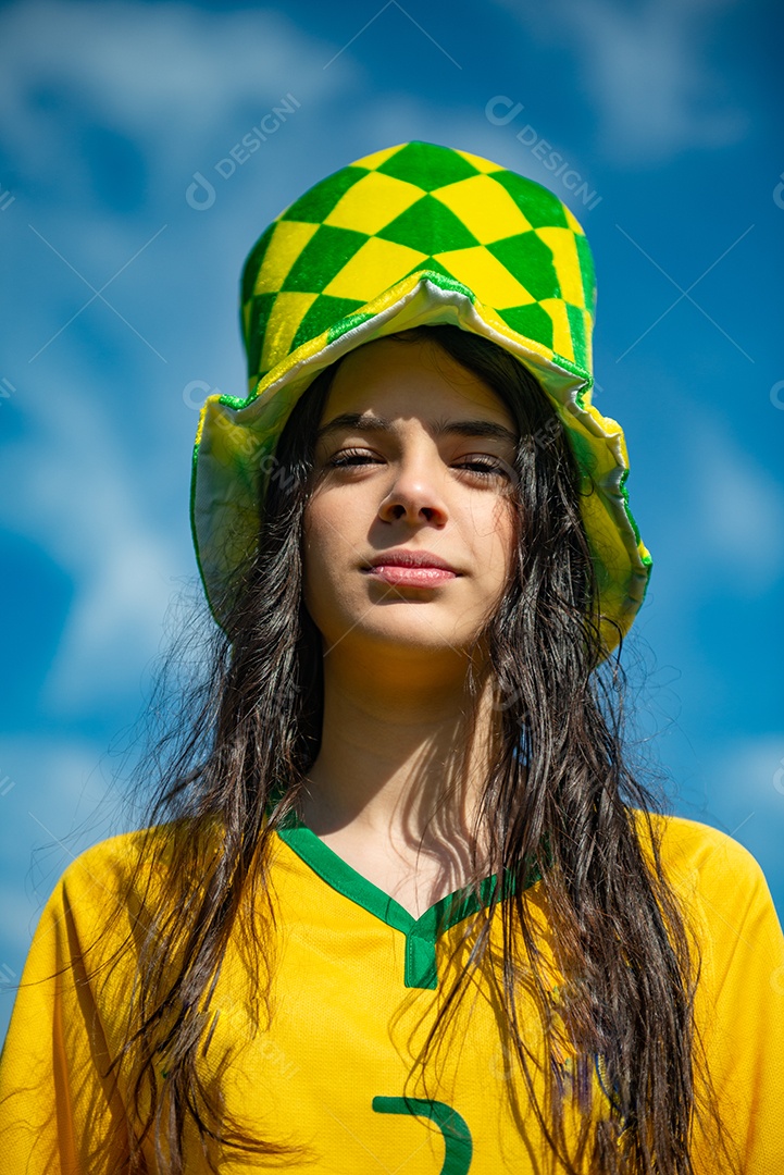 mulher brasileira torcedora brasileira brasil Copa do Mundo