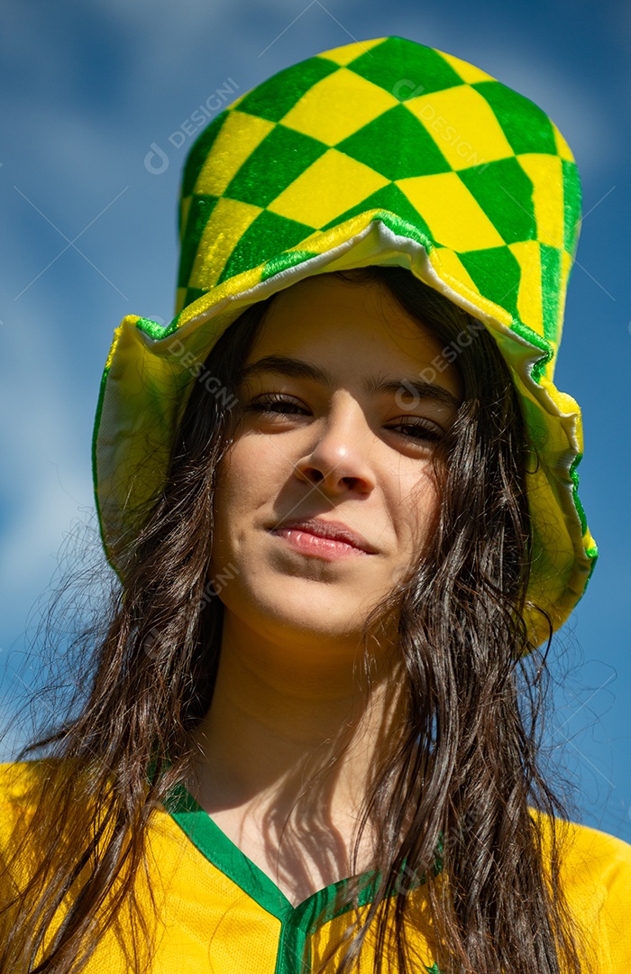 mulher brasileira torcedora brasileira brasil Copa do Mundo