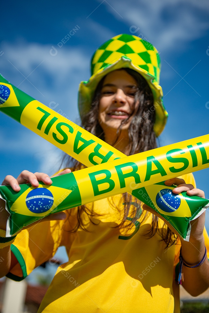 mulher brasileira torcedora brasileira brasil Copa do Mundo