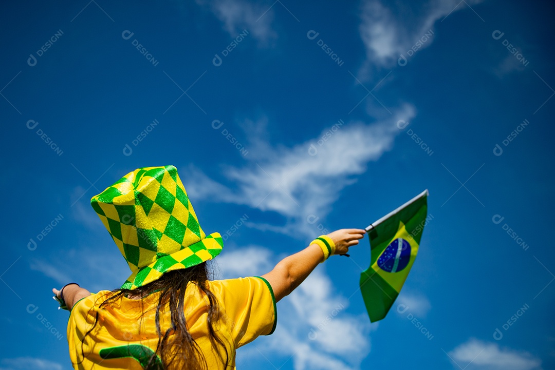 mulher brasileira torcedora brasileira brasil Copa do Mundo