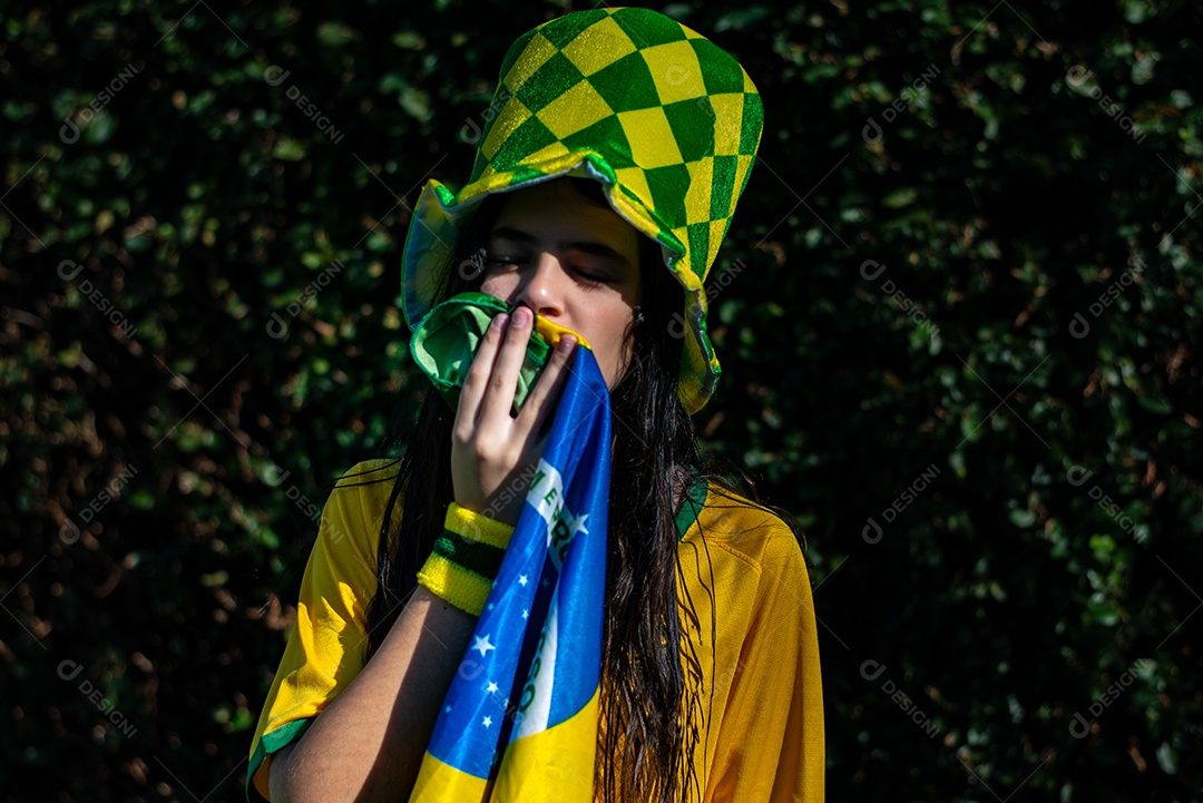 mulher brasileira torcedora brasileira brasil Copa do Mundo