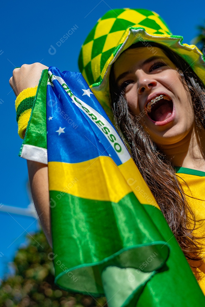 mulher brasileira torcedora brasileira brasil Copa do Mundo