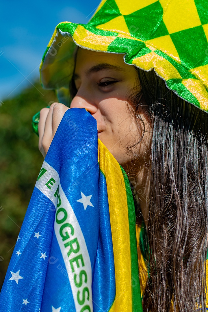 mulher brasileira torcedora brasileira brasil Copa do Mundo