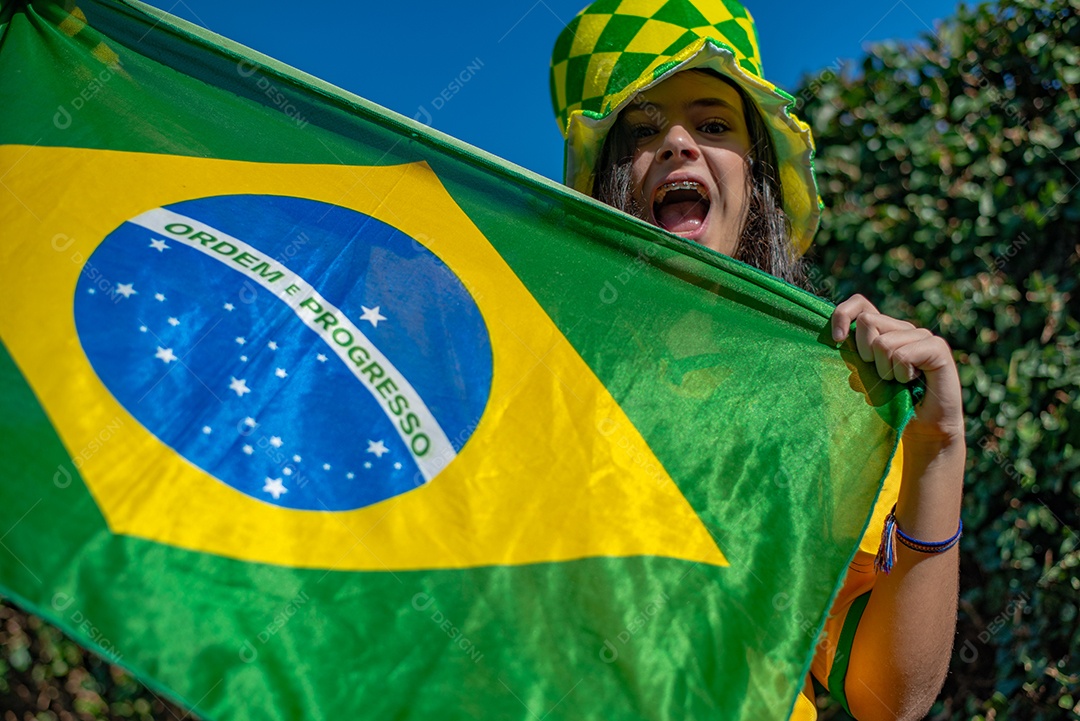mulher brasileira torcedora brasileira brasil Copa do Mundo