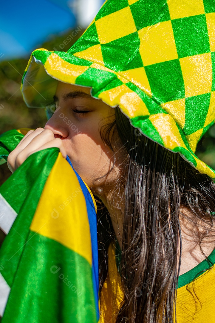 mulher brasileira torcedora brasileira brasil Copa do Mundo