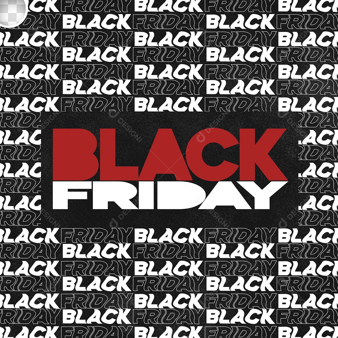 Background Texto Black Friday Preto E Branco PSD Editável