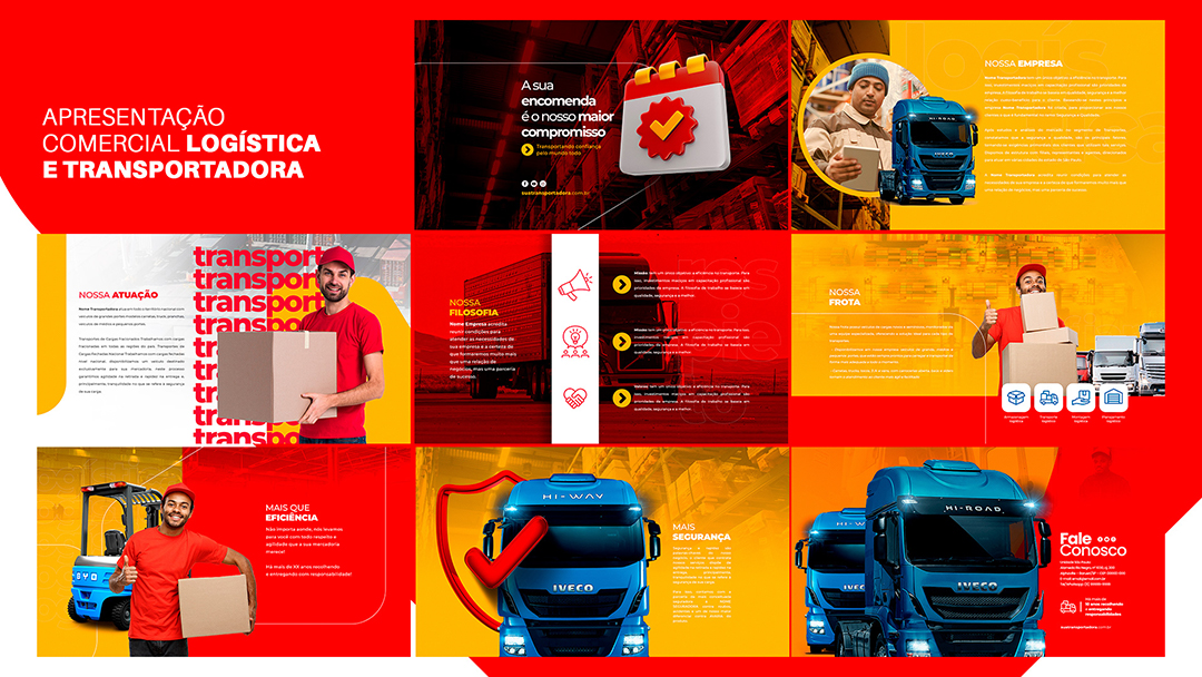 Apresentação Comercial Logística Transportadora PSD