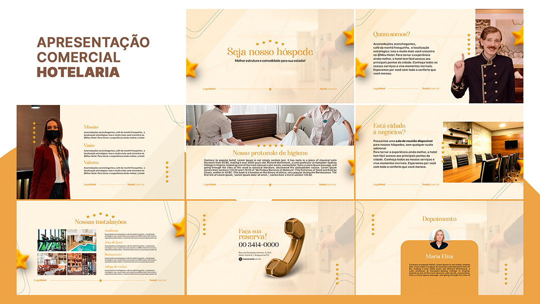 Apresentação Comercial Hotelaria PSD