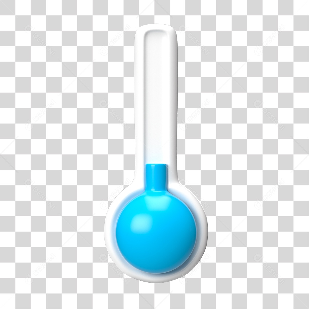 Elemento 3D Ilustrando Previsão do Tempo PNG Transparente