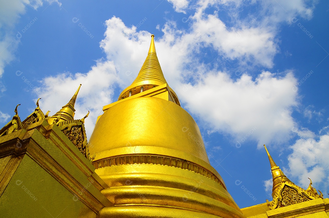 Pagode na Tailândia em Bangkok.