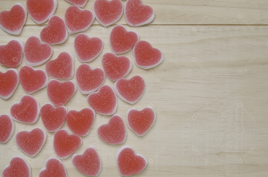 Coração de lanche em madeira