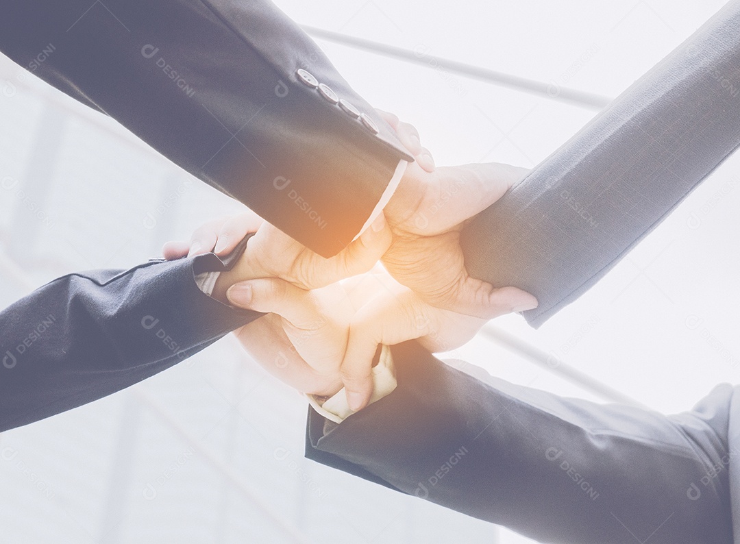 Unidade da equipe de negócios para o sucesso