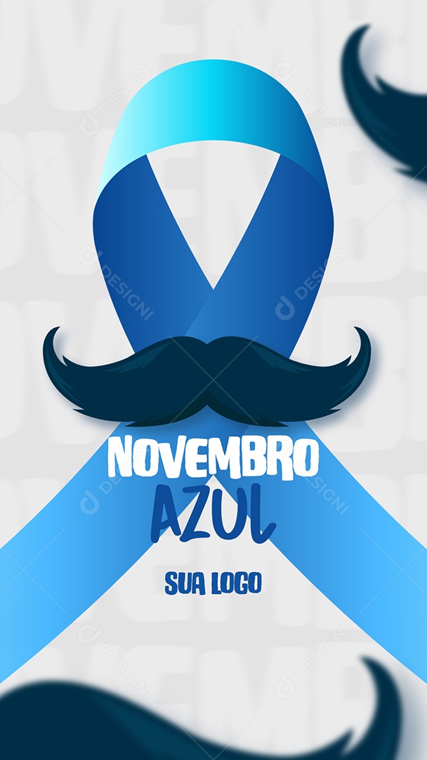 Novembro Azul Data Comemorativa Mês Prevenção Ao Câncer De Próstata Social Media PSD Editável