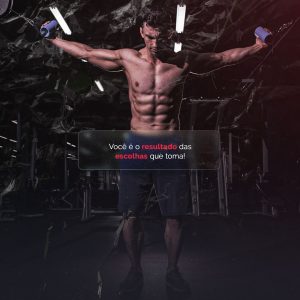 Frase Motivacional Você é o Resultado das Escolhas que Toma! Social Media PSD Editável