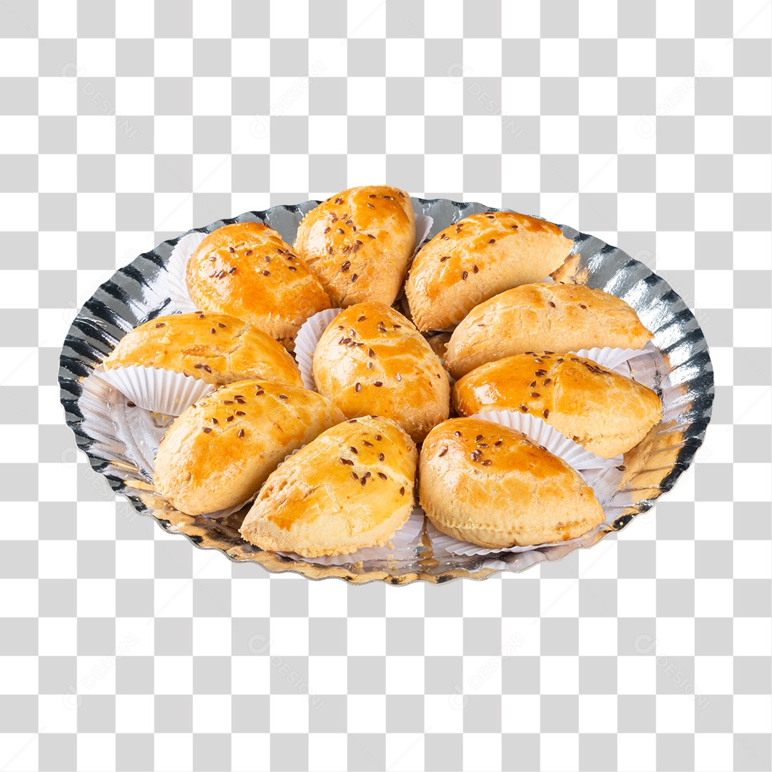 Salgados Assado na Bandeja PNG Transparente