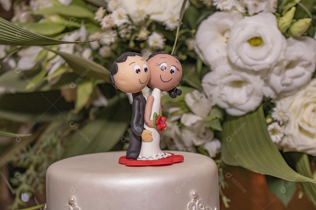 Enfeite de casamento bolo alimento