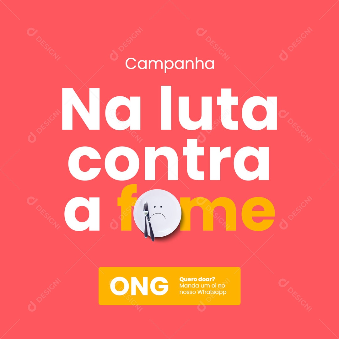 Ação Social Campanha ONG Social Media PSD Editável