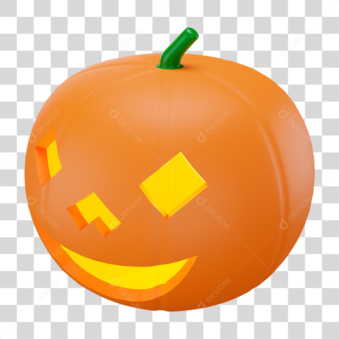 Abobora de Halloween PNG Transparente