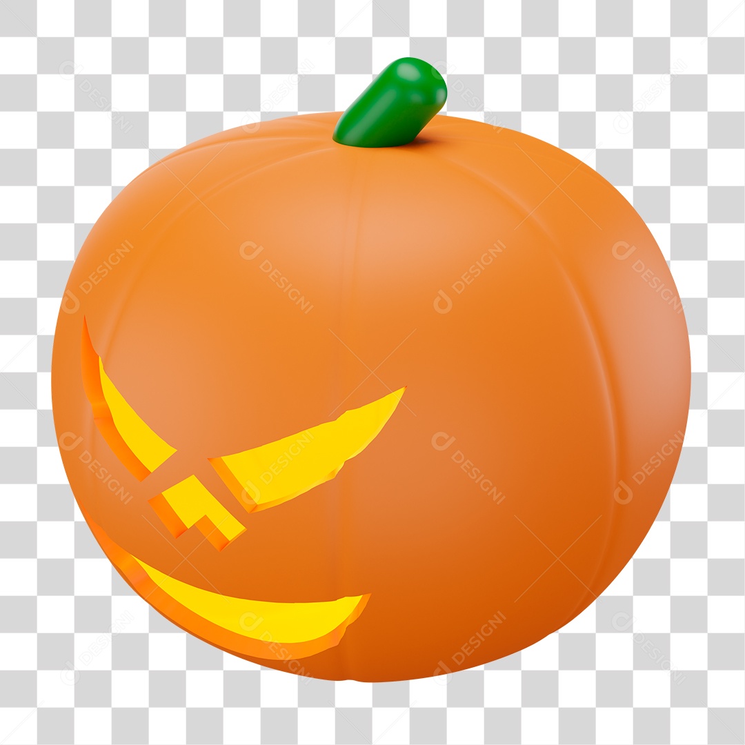 Abobora de Halloween PNG Transparente