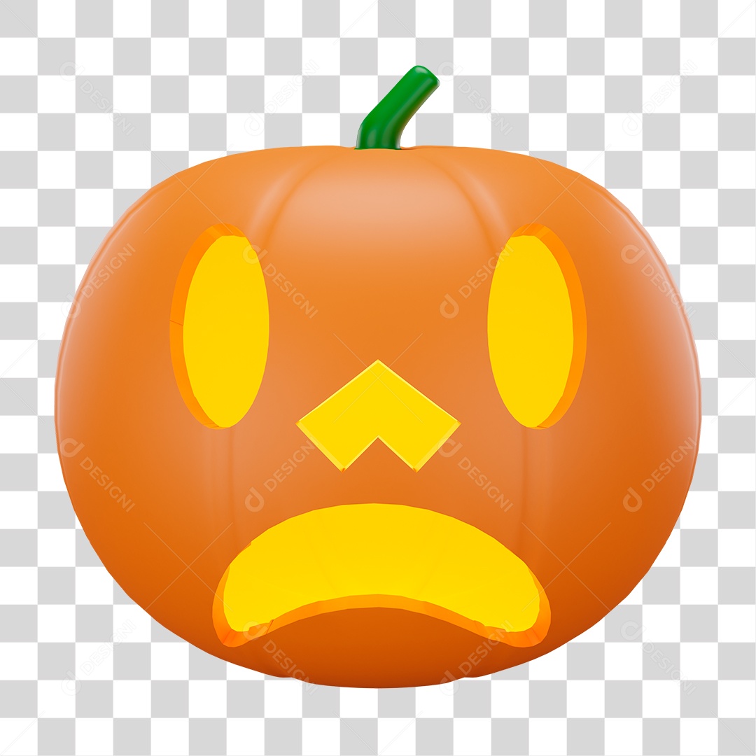 Abobora de Halloween  PNG Transparente