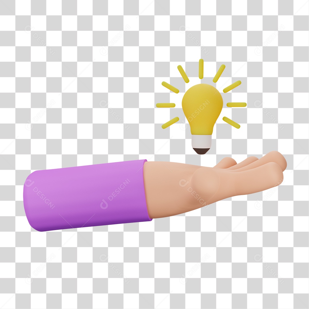 Lâmpada Na Mão PNG Transparente