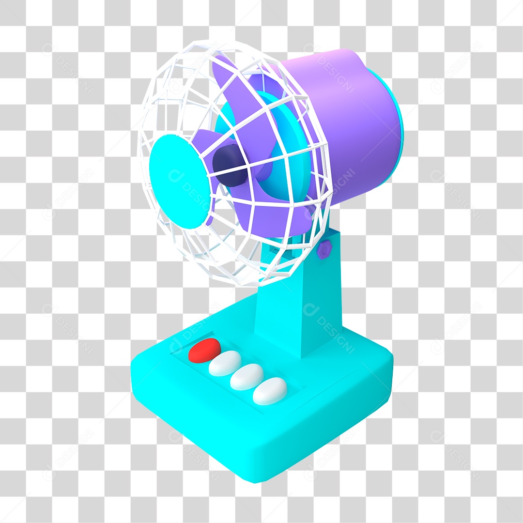 Desenho de Mini Ventilador PNG Transparente