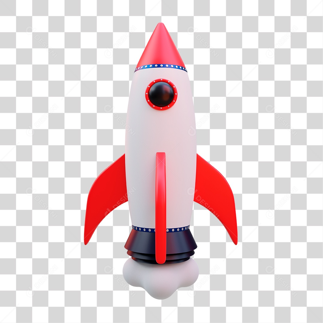 Desenho de Foguete PNG Transparente
