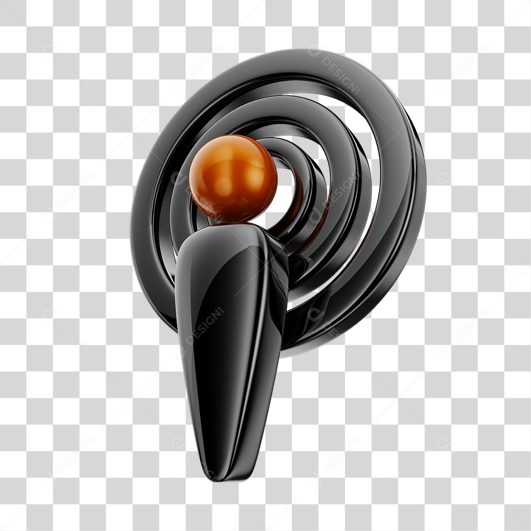 Elemento 3D Podcast Reprodução de Aúdio PNG