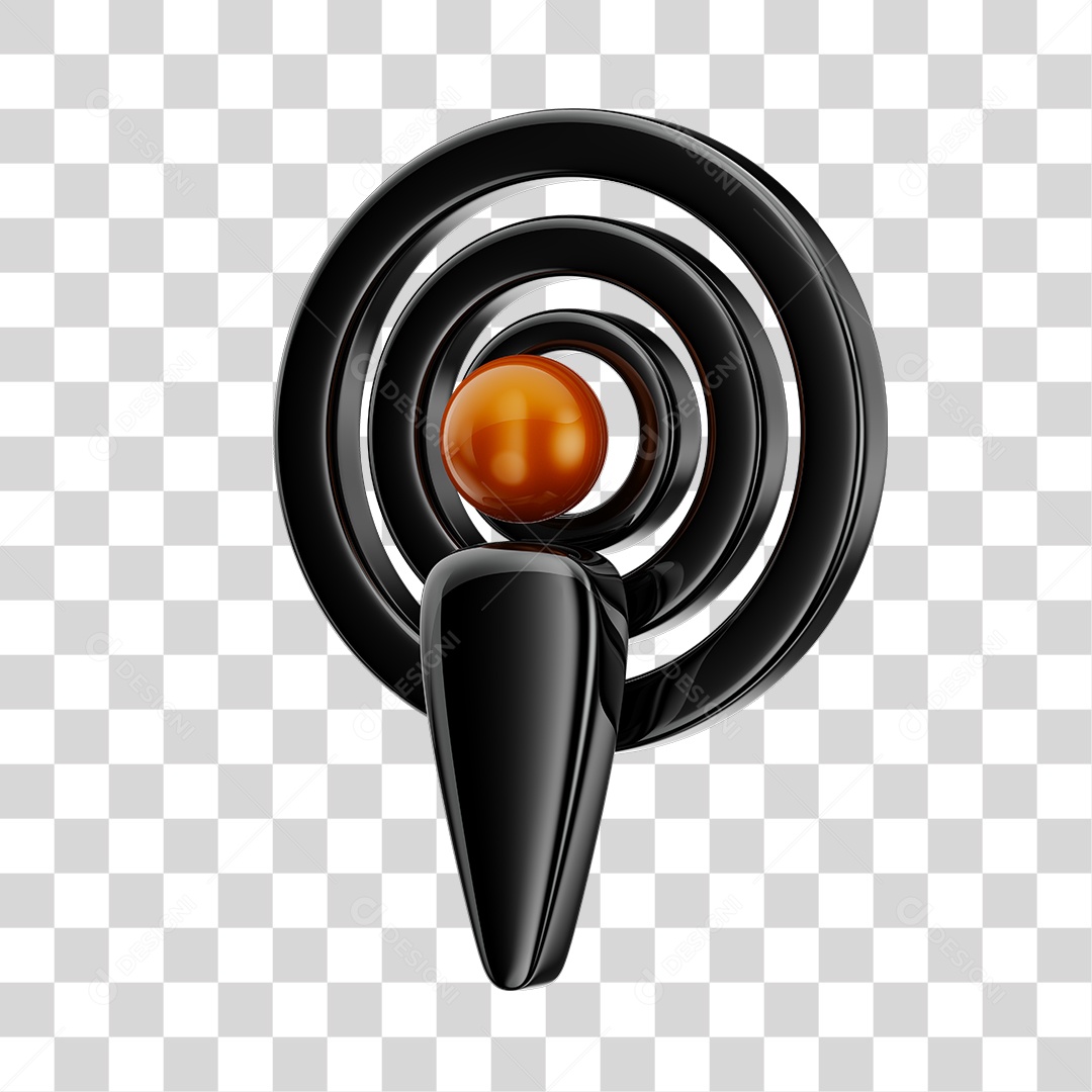 Elemento 3D Podcast Reprodução de Aúdio PNG