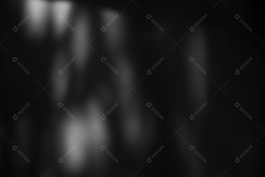 Gradiente desfocado preto e cinza escuro e fundo de sombra de folha