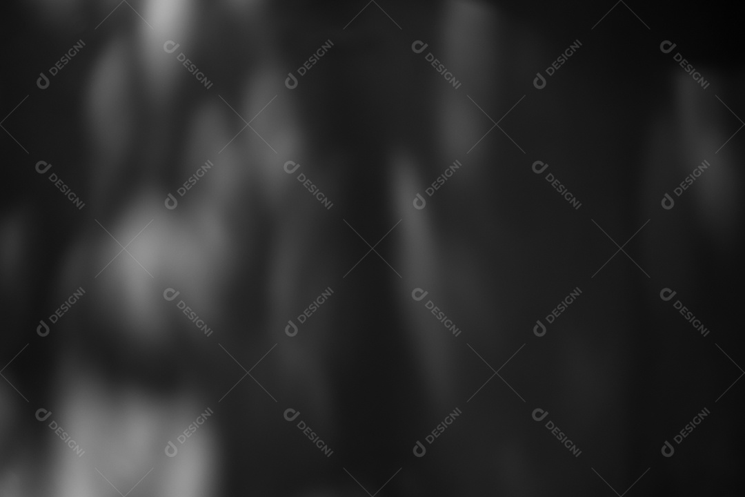 Gradiente desfocado preto e cinza escuro e fundo de sombra de folha