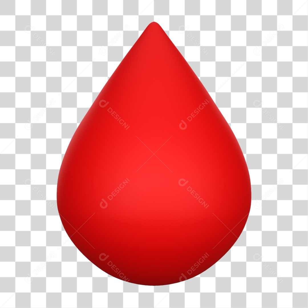 Gota de Sangue PNG Transparente