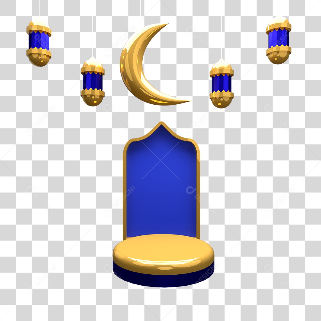 Objeto de Símbolo Religioso do Islã PNG Transparente