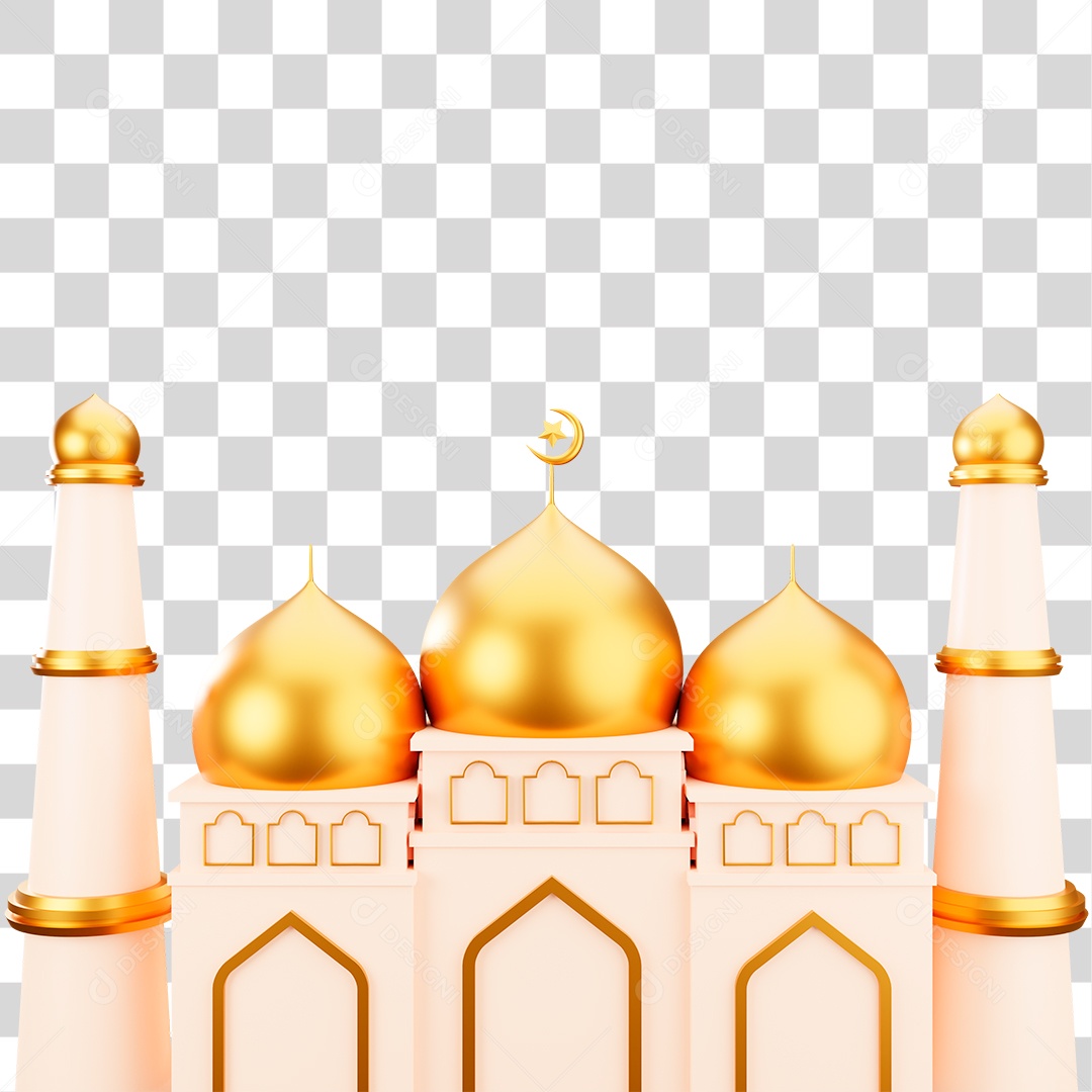 Mesquita do Ramadã PNG Transparente