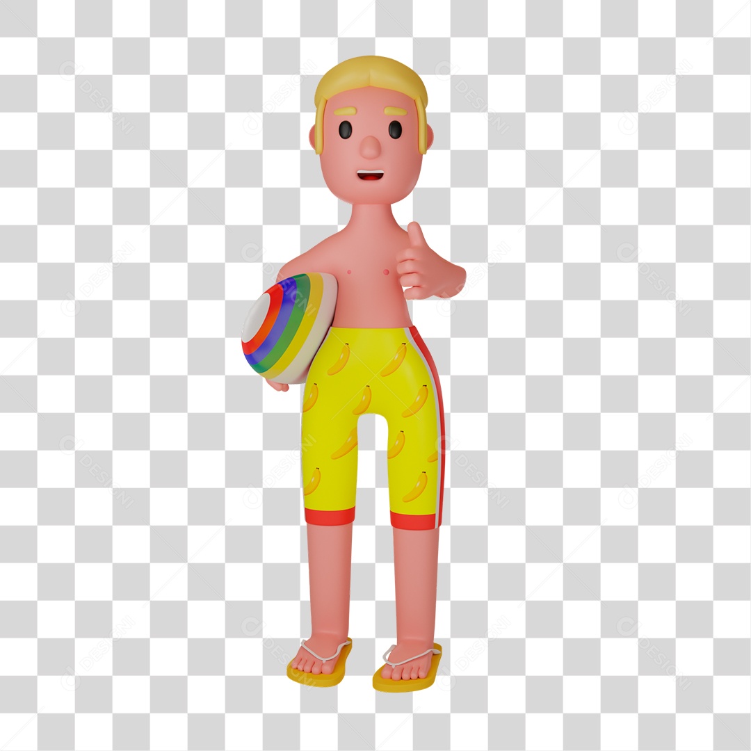 Desenho de Garoto Com Prancha PNG Transparente