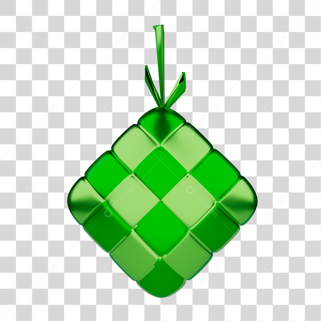 Desenho de Ketupat Bolo de Arroz PNG Transparente