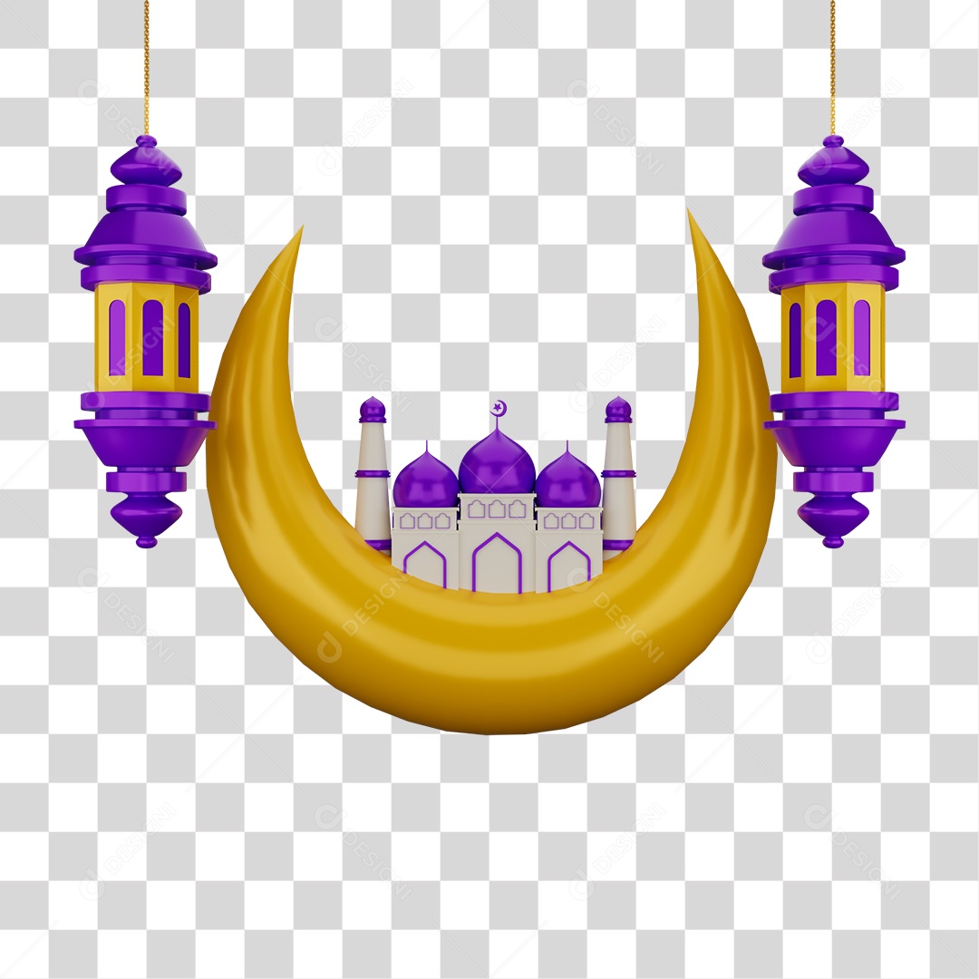 Decoração para Ritual Ramadan PNG Transparente